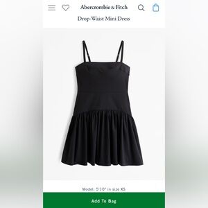 Abercrombie Drop Waist Mini Dress